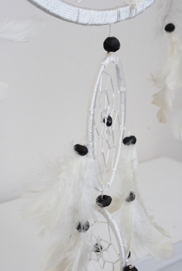 Lapač snů bílý 27cm