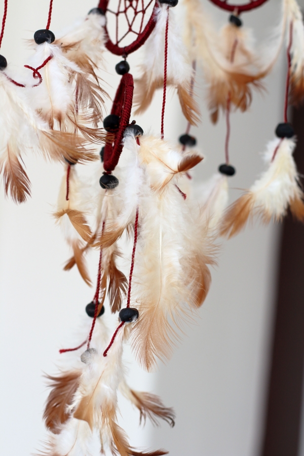 Lapač snů hnědý 17cm