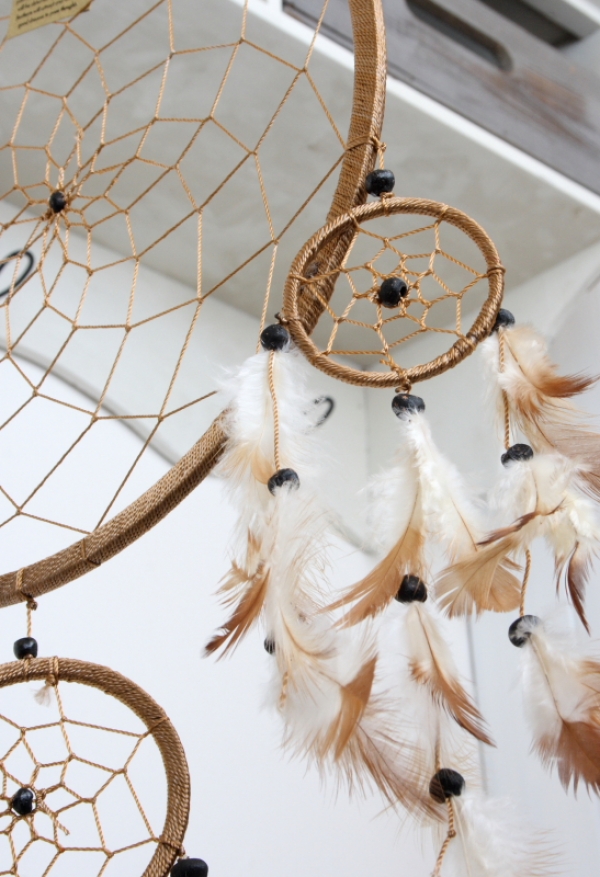 Lapač snů hnědý 27cm