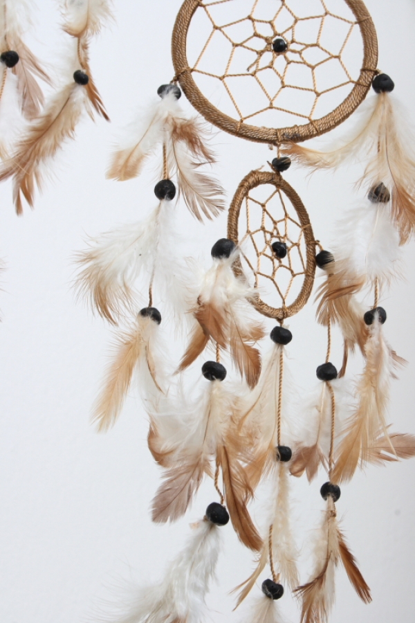 Lapač snů hnědý 27cm