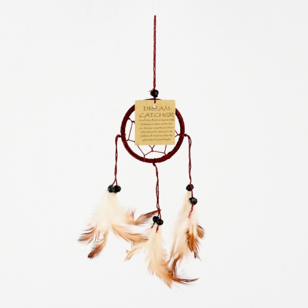 Lapač snů tmavý 6,5x15cm