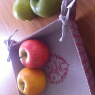 Látková ošatka na pečivo 21x6x21cm