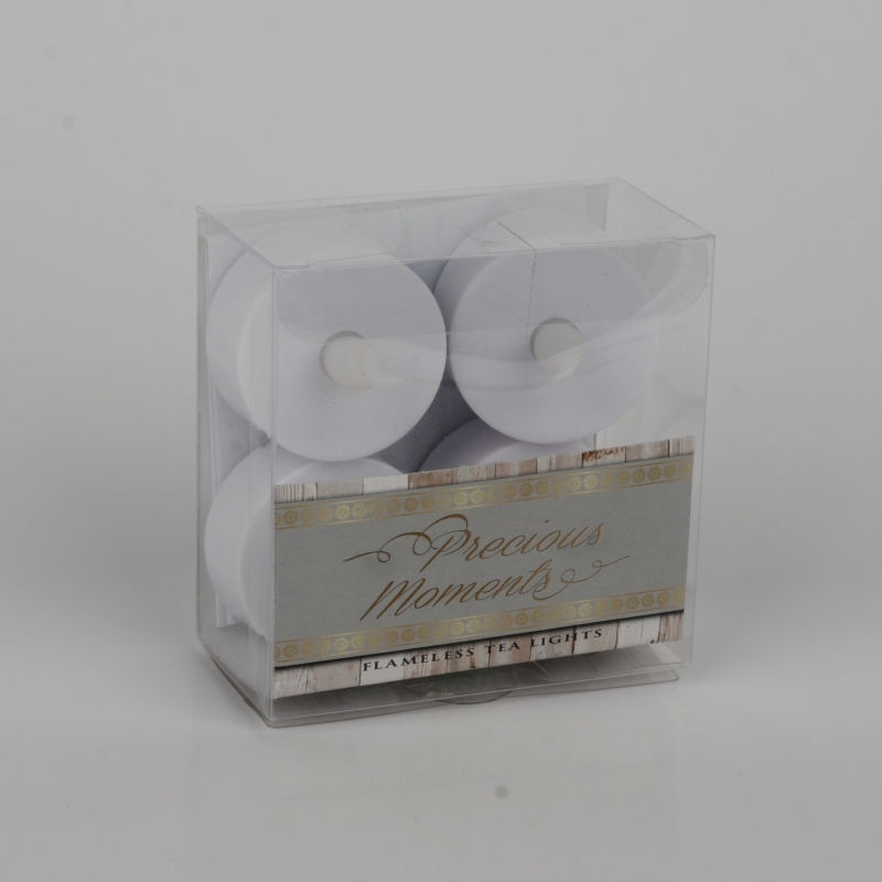 LED svíčka čajová 4ks