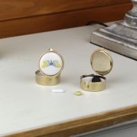 Lékovka motýl žlutomodrý kulatý