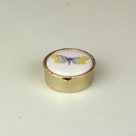 Lékovka motýl žlutomodrý kulatý