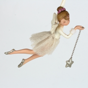 Letící anděl v sukni 5x12x6cm 