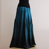 Letní sukně Tmavá petrolej L-XL