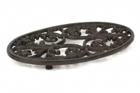 Litinová podložka pod horké nádoby ovál 24x15,5cm