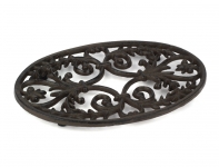 Litinová podložka pod horké nádoby ovál 24x15,5cm