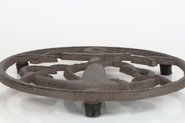 Litinová podložka pod hrnec kotva 17cm