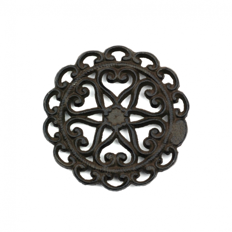 Litinová podložka pod hrnec kulatá 14,5cm