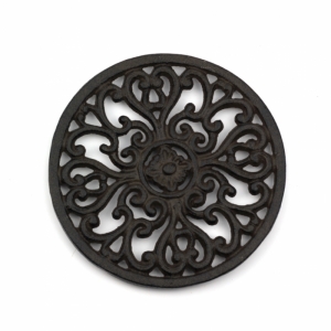 Litinová podložka pod hrnec kulatá velká 18cm