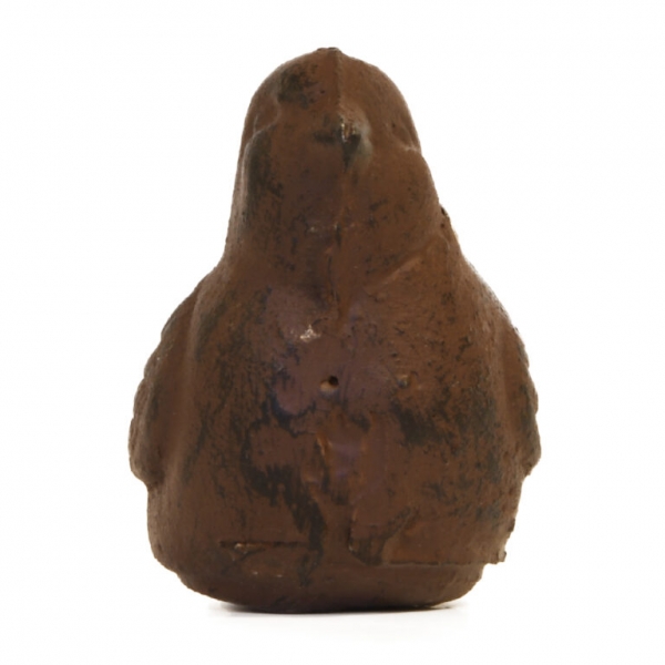 Litinová zarážka dveří Ptáček 14 cm