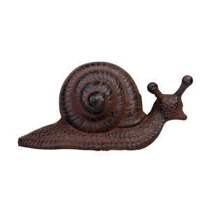 Litinové zvířátko na zahradu - šnek 11,7x5,4x11cm