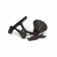 Litinový domovní zvonek ptáčci 17,5×18×8cm