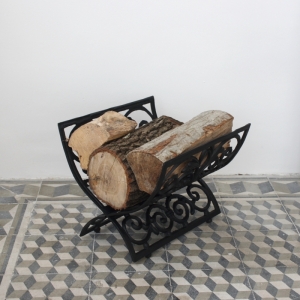 Litinový koš na dřevo 42x42cm