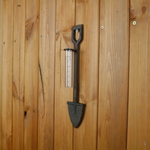  litinový rýč -teploměr28cm