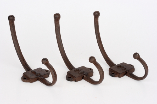 Litinový věšák háček s číslem 1 16cm