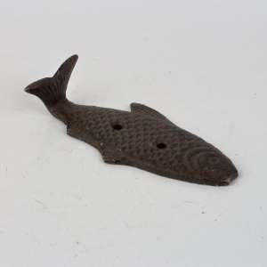 Litinový věšák ryba 5×11,5×2,5cm