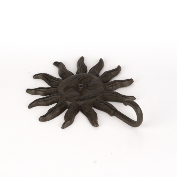 Litinový věšák slunce 25x20cm