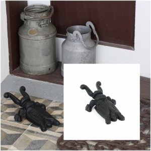 Litinový zouvák na boty brouk 23cm