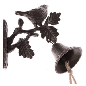 Litinový zvonek 15,5×22×9cm - vyřazeno