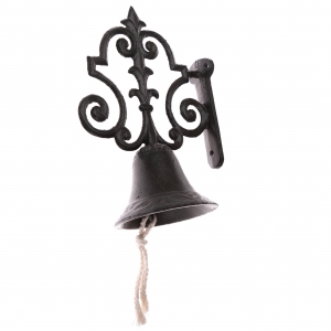 Litinový zvonek 22x8x15cm