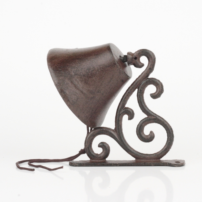 Litinový zvonek na konzoli 17x10x14,5cm