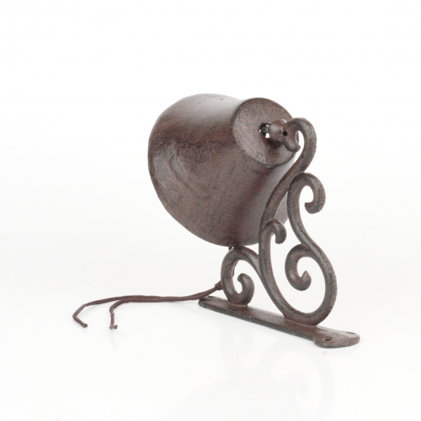 Litinový zvonek na konzoli 17x10x14,5cm