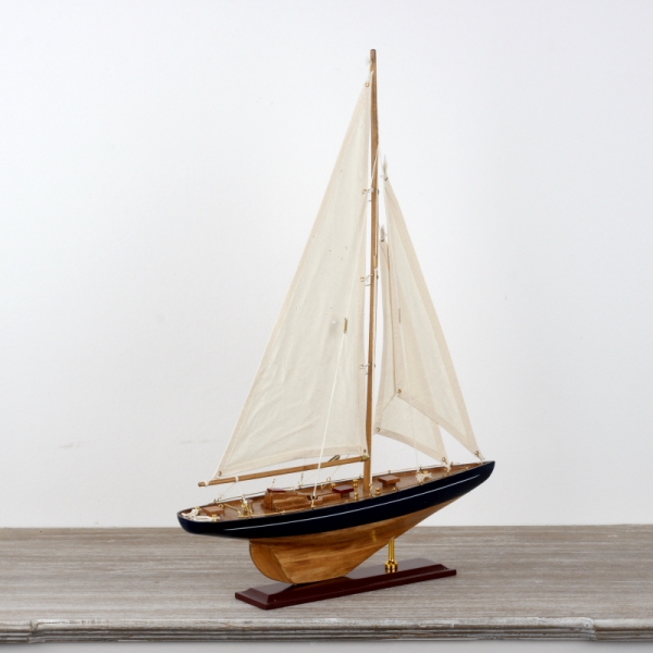 Loď plachetnice 42x8x54 cm