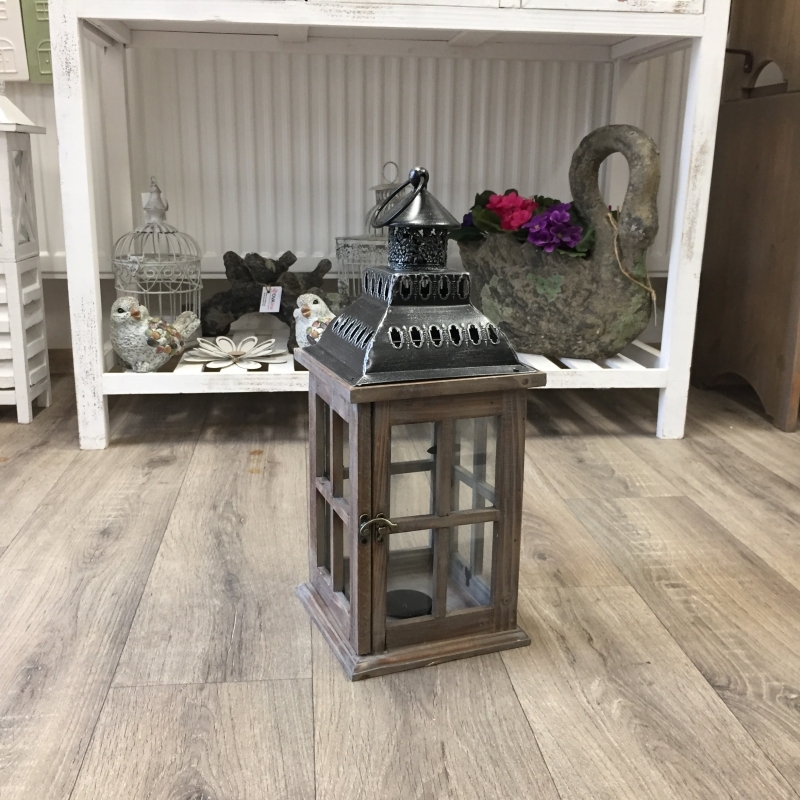 Lucerna dřevěná malá 42cm