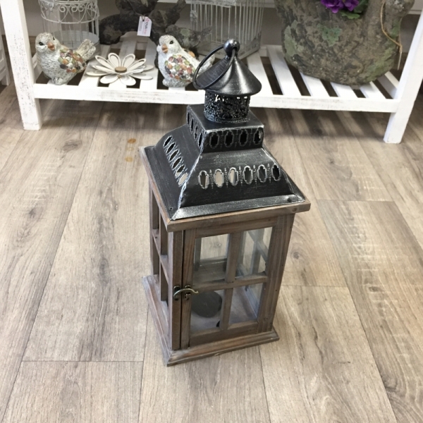 Lucerna dřevěná malá 42cm