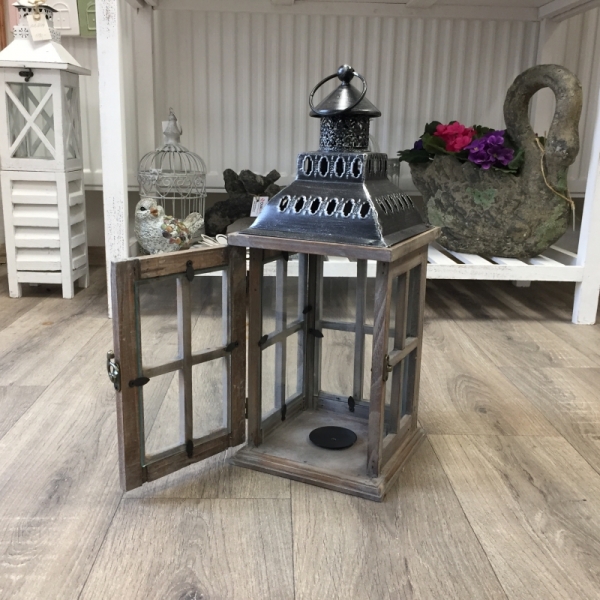 Lucerna dřevěná malá 42cm