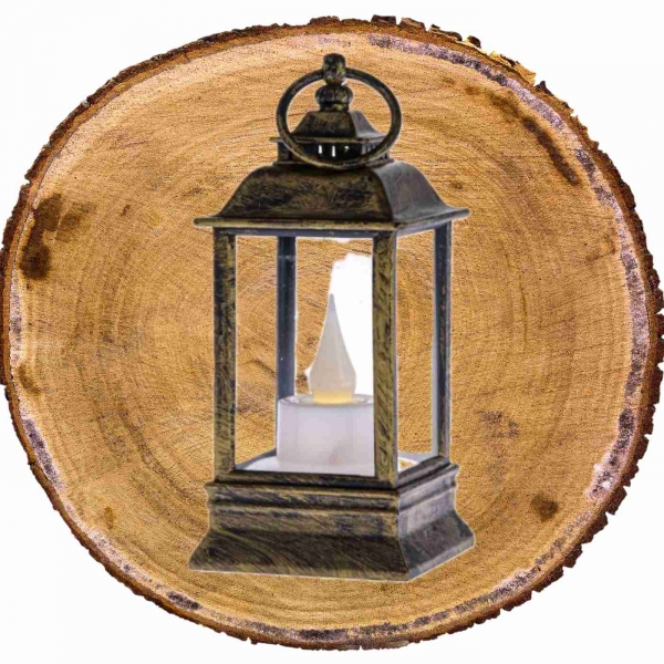 Lucerna hřbitovní 6,1 x 13,5 x 6,1 cm