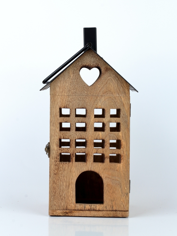 Lucerna  na svíčku 18 x  18 x 36 cm