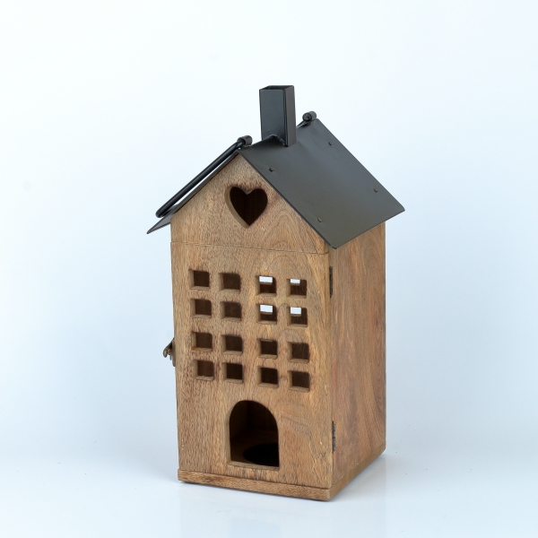 Lucerna  na svíčku 18 x  18 x 36 cm