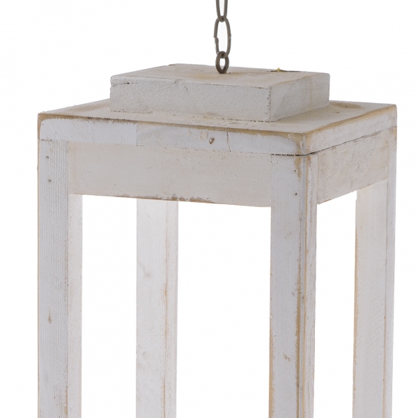 Lucerna na svíčku EKO bílá