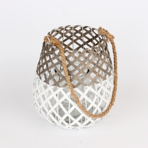 Lucerna pletená s provazem 24cm