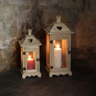 Lucerna přírodní dřevo 55cm XL