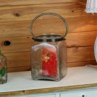 Lucerna s kovovým uchem 24cm