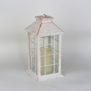 Lucerna s LED světlem na baterie bílá