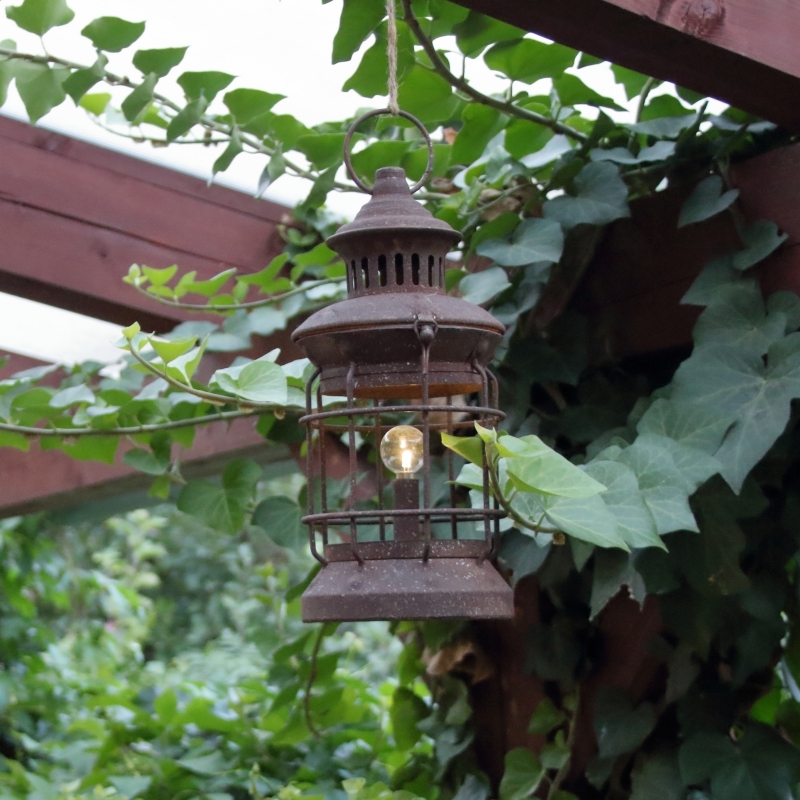 Lucerna se žárovkou 13,5x28,5x13,5cm