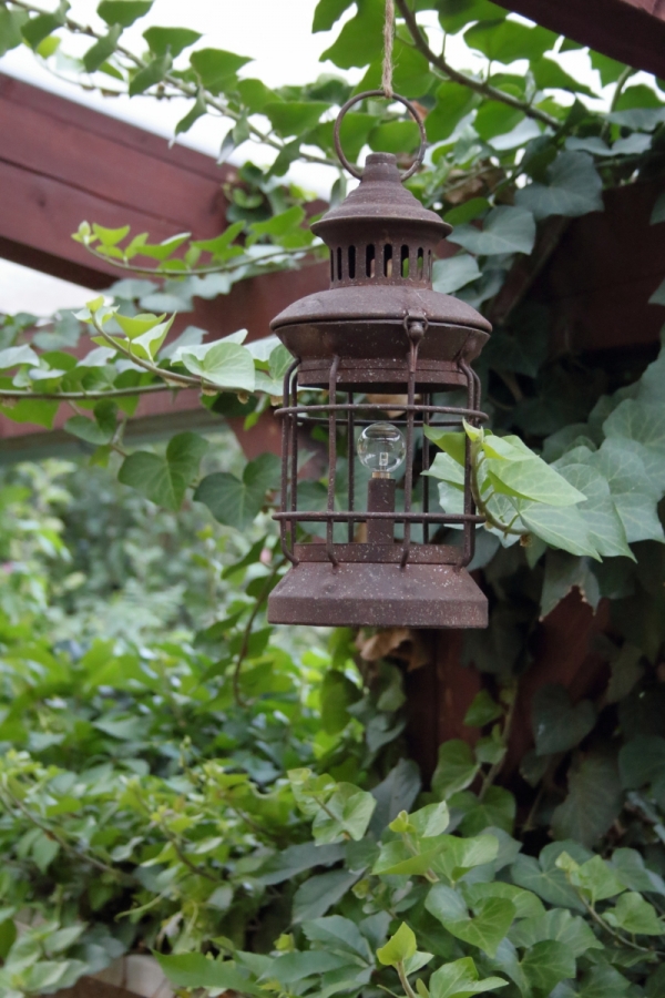 Lucerna se žárovkou 13,5x28,5x13,5cm