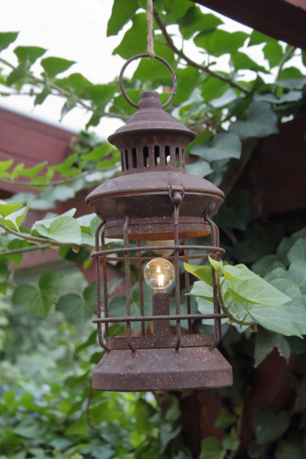 Lucerna se žárovkou 13,5x28,5x13,5cm