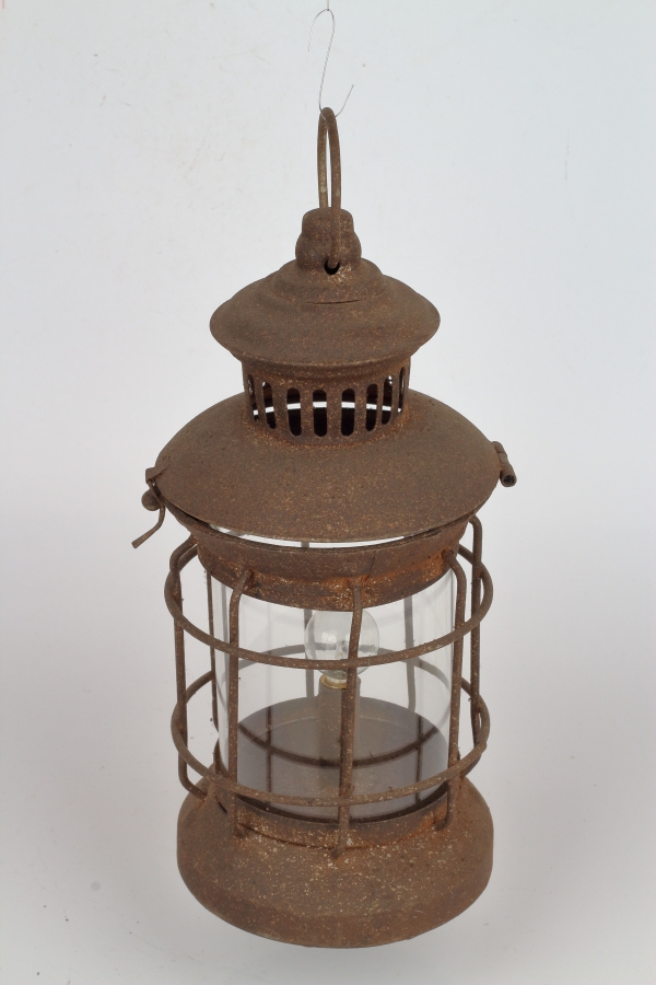 Lucerna se žárovkou 13,5x28,5x13,5cm