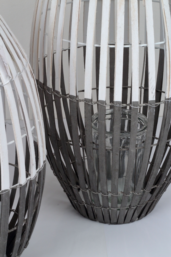 Lucerna šedobílá 40cm