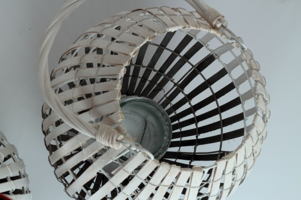 Lucerna šedobílá 50cm