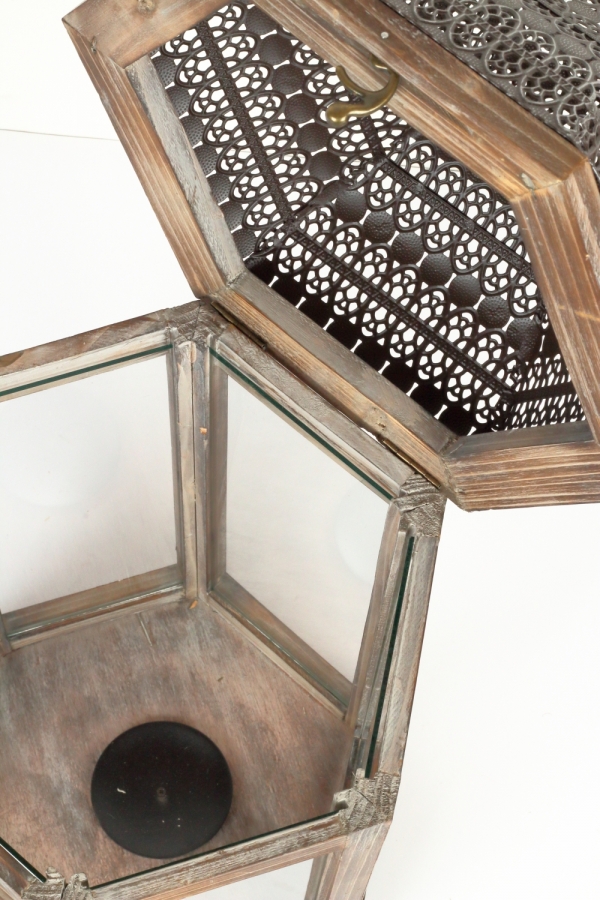 Lucerna šestihranná 64cm