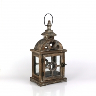 Lucerna - zahradní lampa dřevěná Sweet heart 42cm