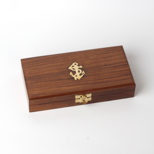 Lupa ve dřevěném pouzdru 15cm